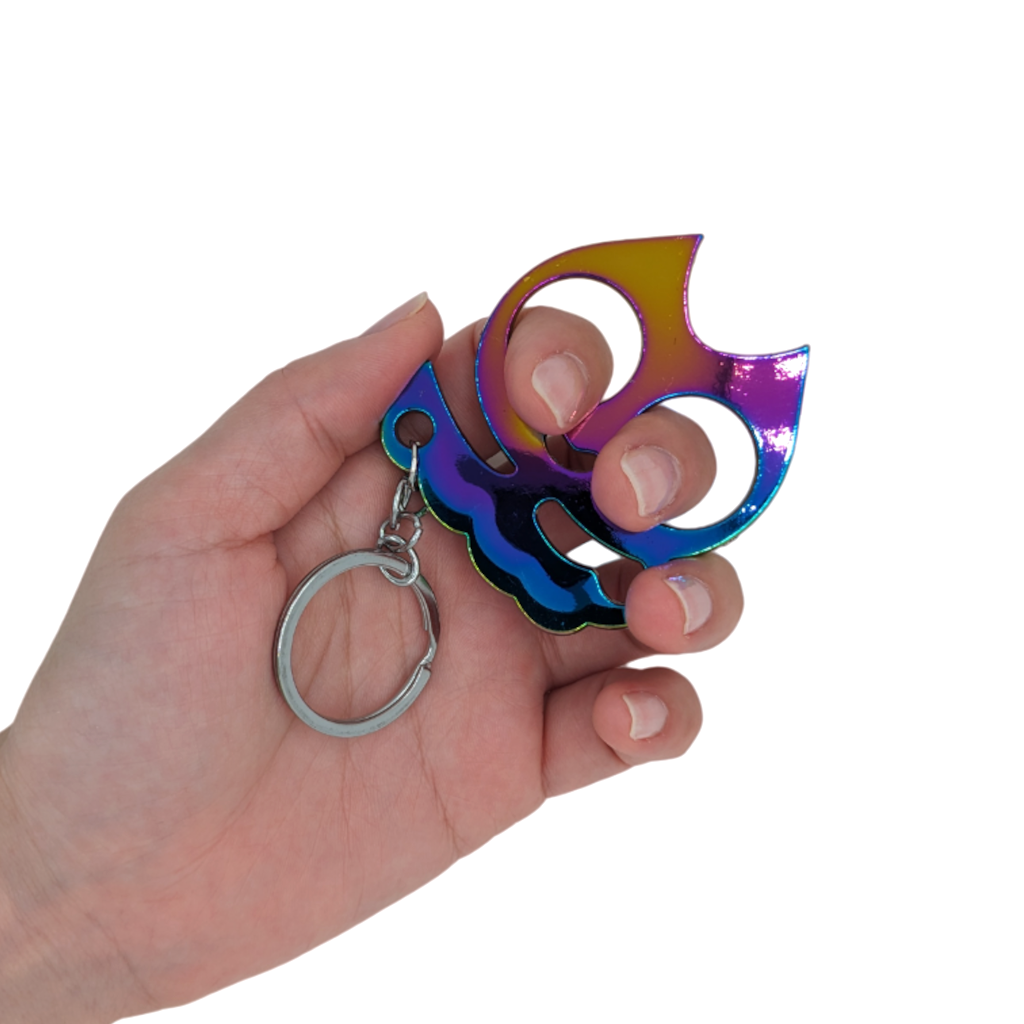 Animal Ears Self Defense Knuckles Keychain