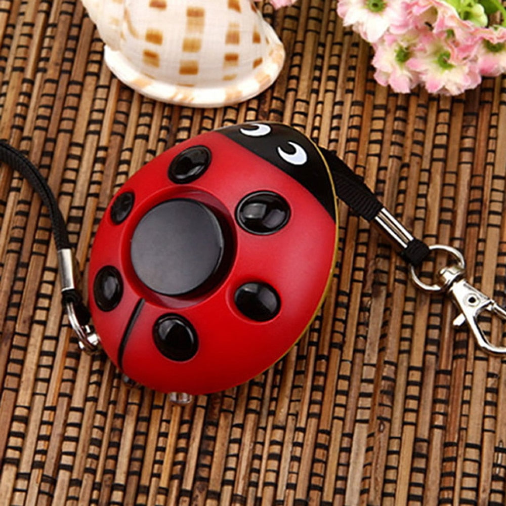 Ladybug 130-dB Personal Alarm Self Defense Keychain