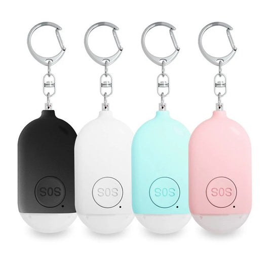 Mini SOS 130-dB Self Defense Keychain Alarm