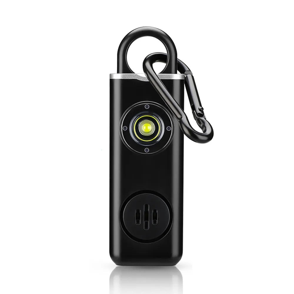 Pendant Personal Alarm + LED Emergency Light Self Defense Keychain