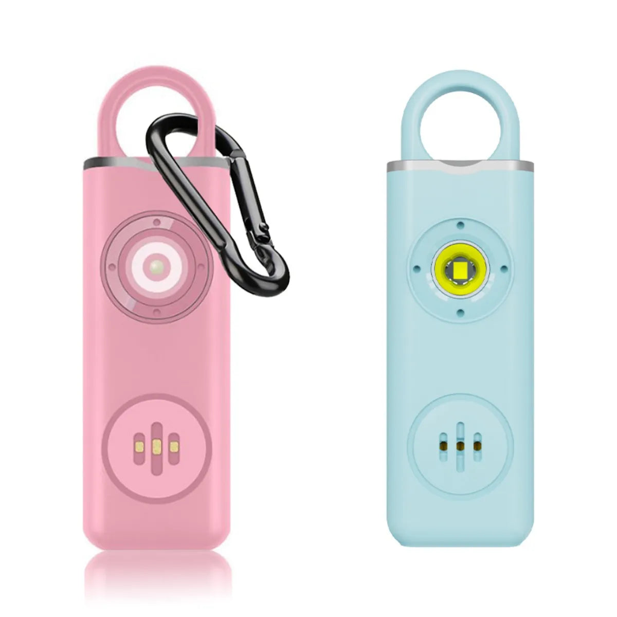 Pendant Personal Alarm + LED Emergency Light Self Defense Keychain