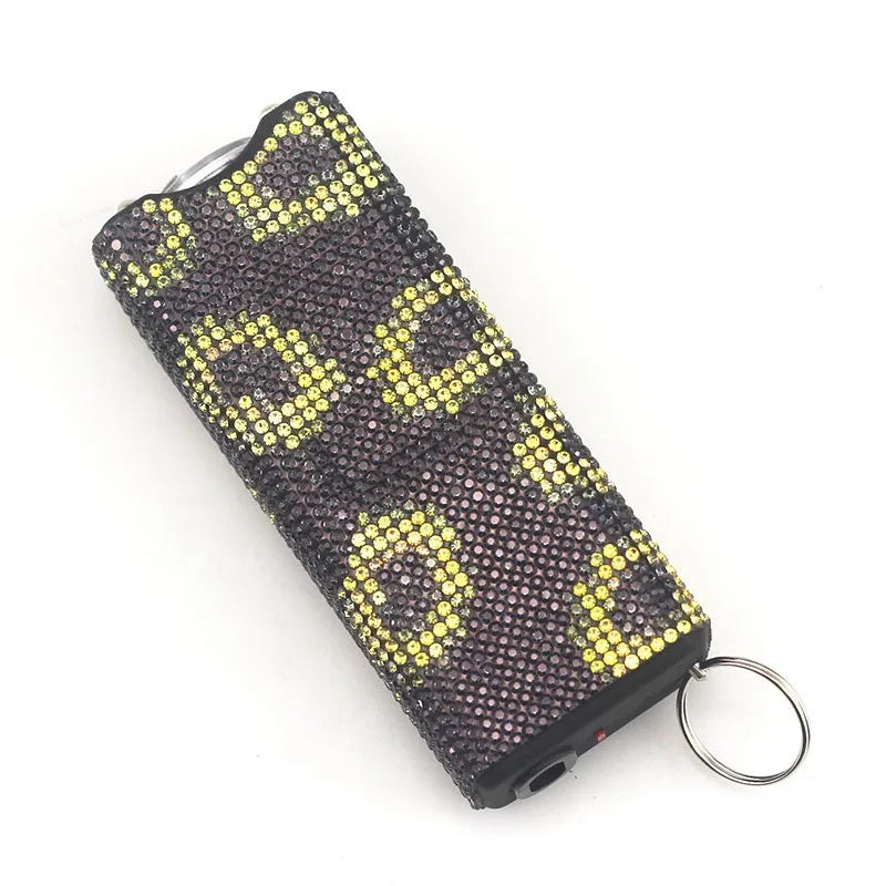 Stun Gun Bling-Jeweled Electroshocker Self Defense Keychain