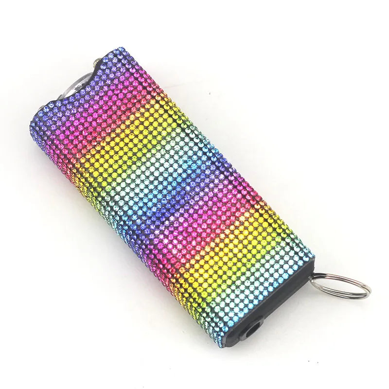 Stun Gun Bling-Jeweled Electroshocker Self Defense Keychain