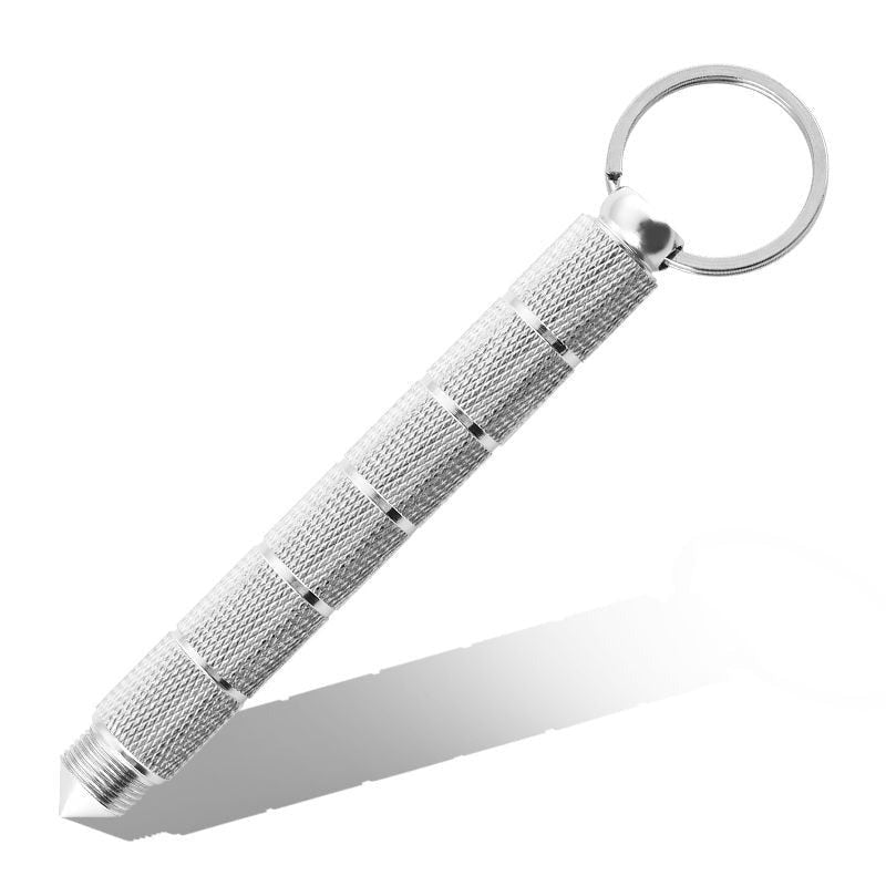 Kubaton with Hidden Knife Self Defense Keychain