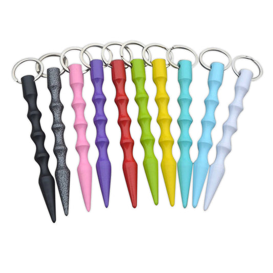 Pastel Pointed Kubaton Self Defense Keychain