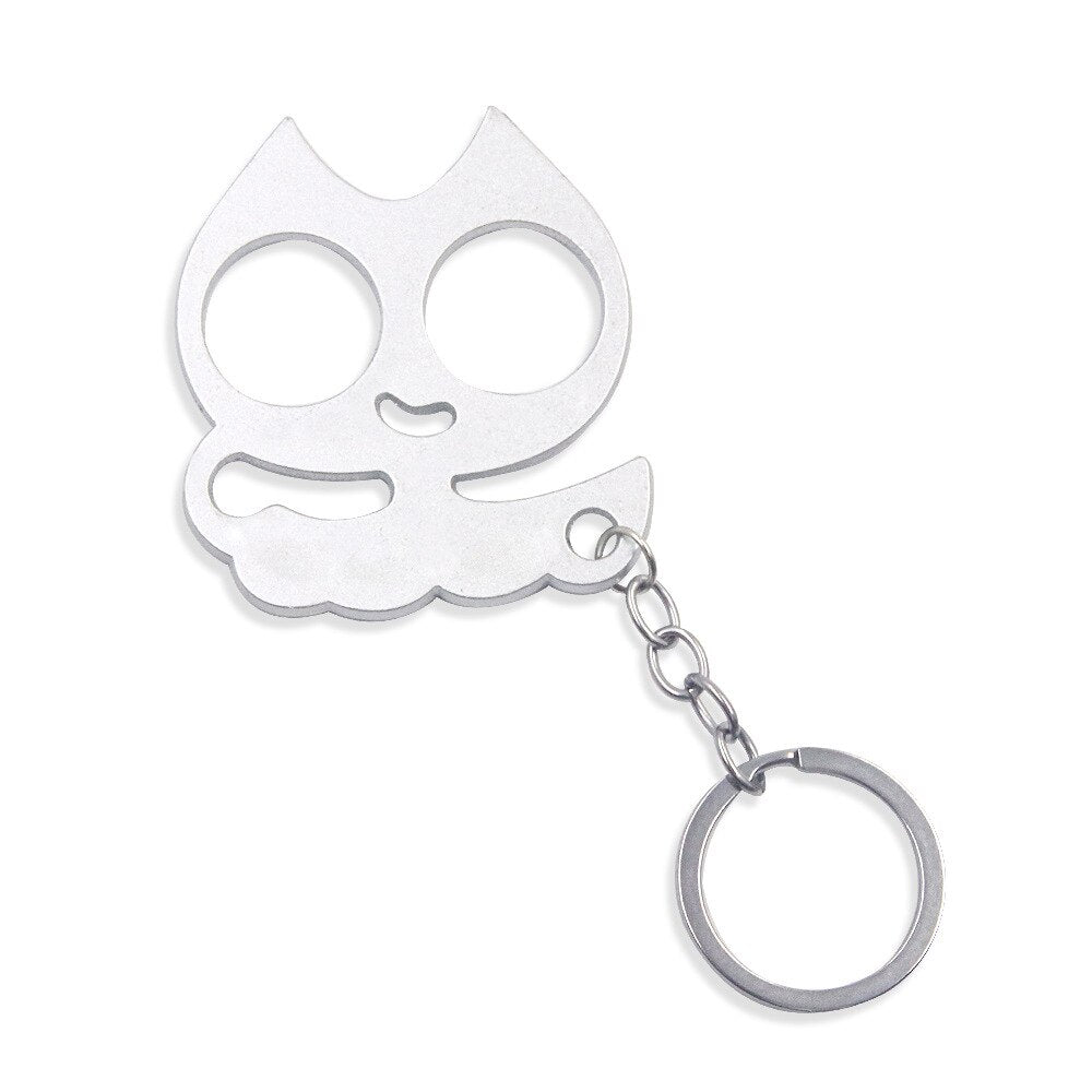 Animal Ears Self Defense Knuckles Keychain