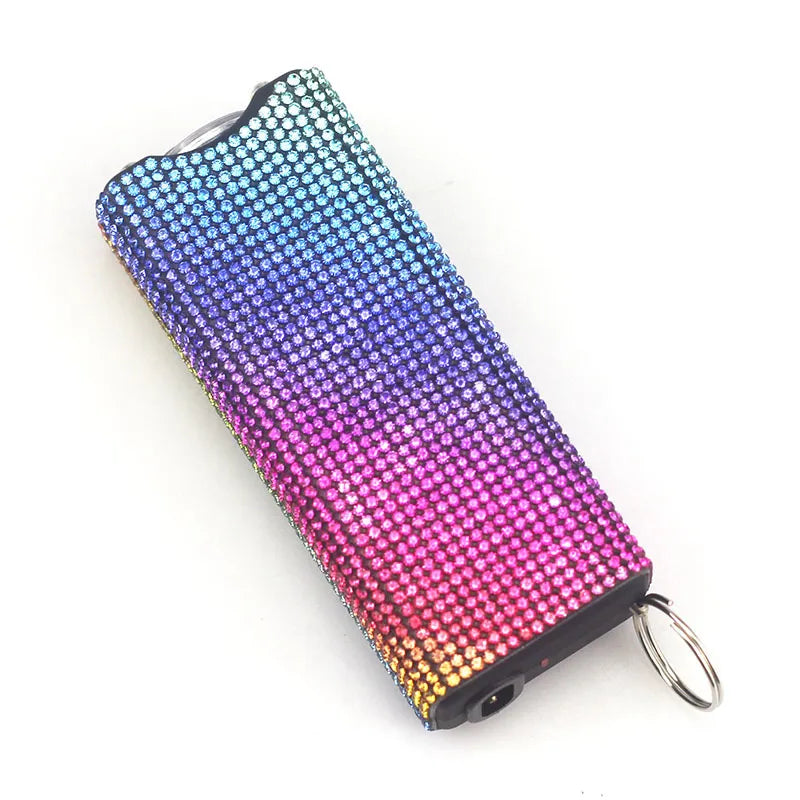 Stun Gun Bling-Jeweled Electroshocker Self Defense Keychain