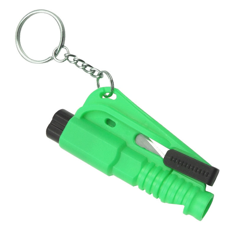 Original Window-Breaker and Seatbelt-Cutter 2-in-1 Emergency Keychain