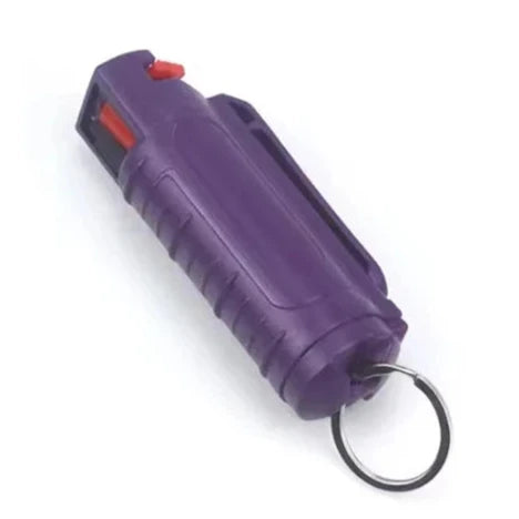 Blank-Label Pepper Spray Self Defense Keychain