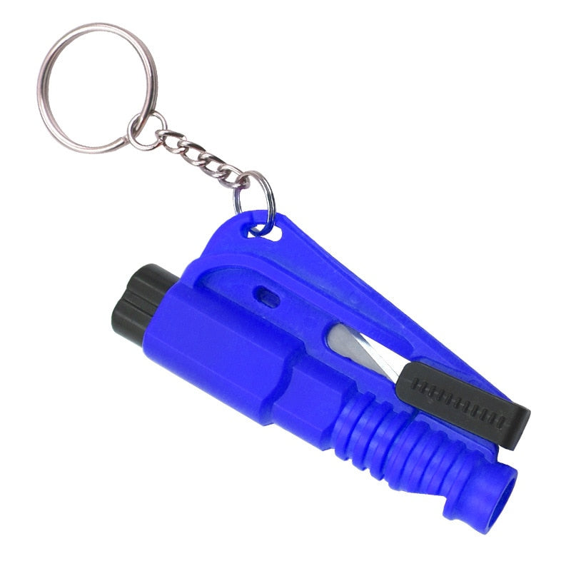 Original Window-Breaker and Seatbelt-Cutter 2-in-1 Emergency Keychain