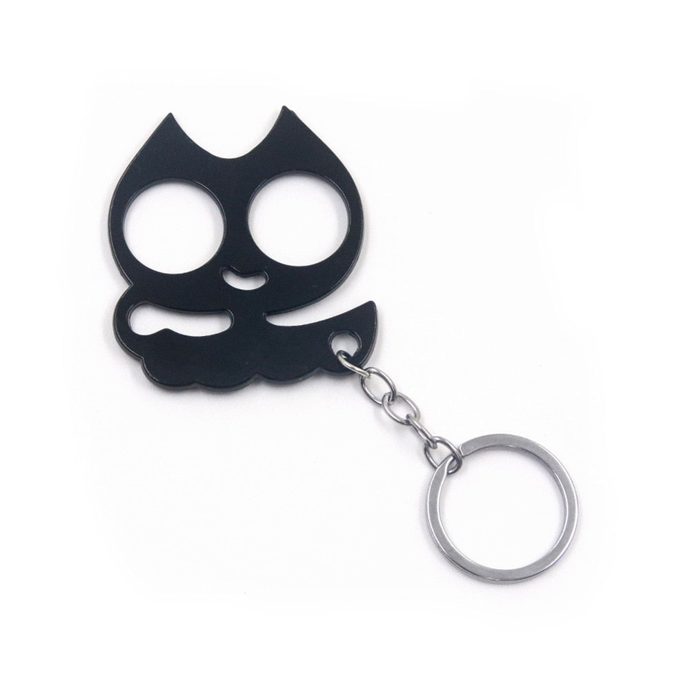 Animal Ears Self Defense Knuckles Keychain