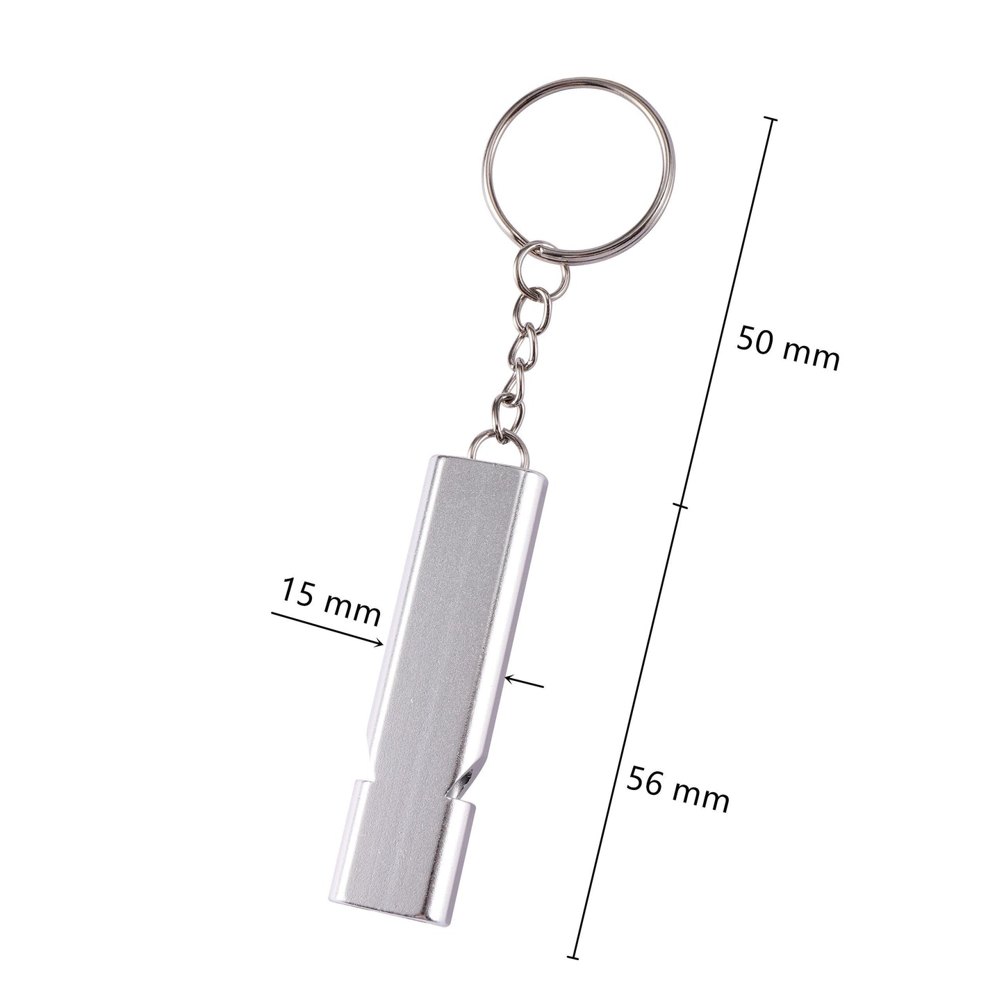 Mini Double-Barrell Whistle Self Defense Keychain