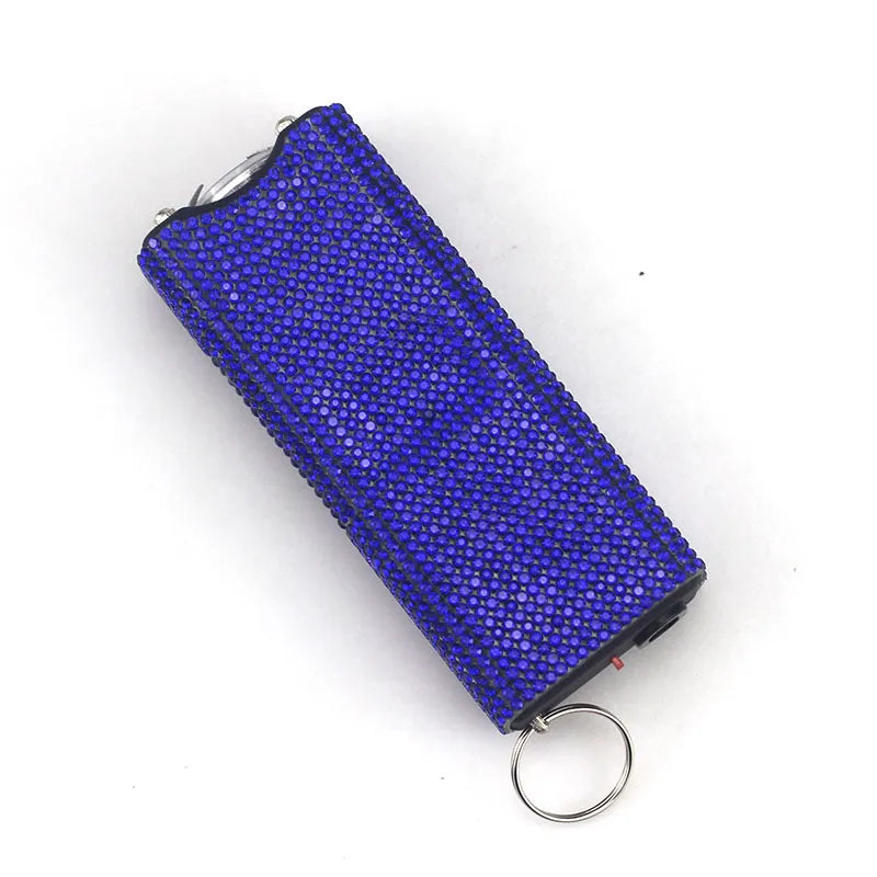 Stun Gun Bling-Jeweled Electroshocker Self Defense Keychain