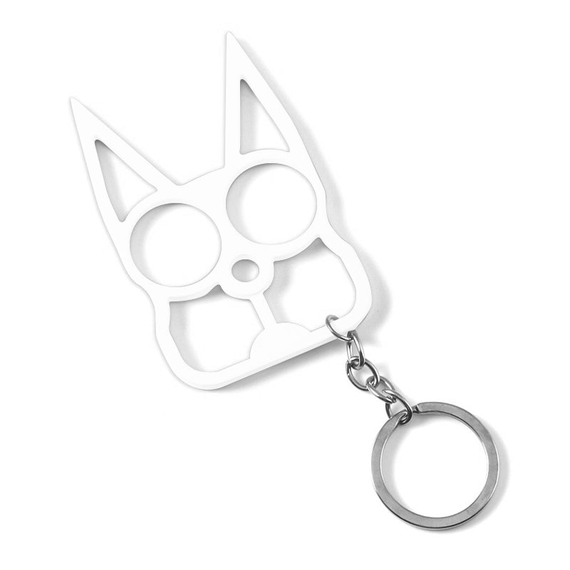 Cat Ears Self Defense Knuckles Keychain